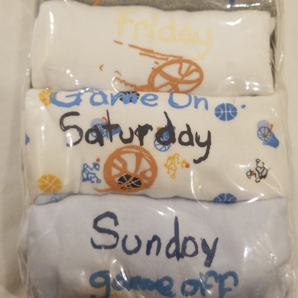 BNIP Days of the Week Onsies - Picture 3 of 4